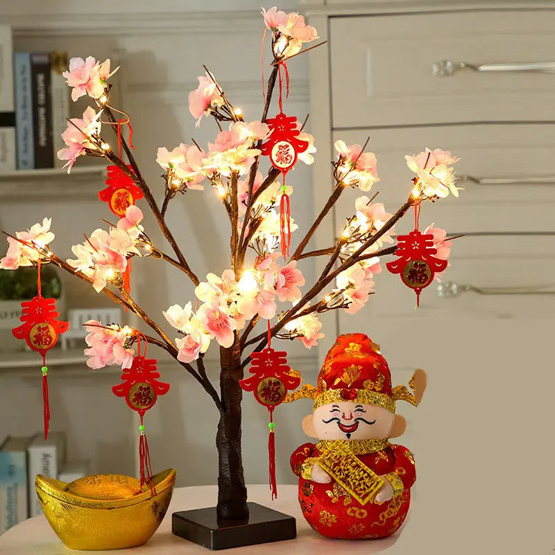 Desktop Light Tree Christmas New Year New Year Decoration tableandwalllamps